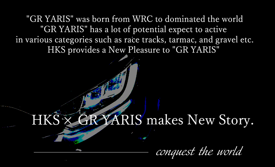 世界で勝つために作られた「GR YARIS」。サーキットからラリーまで様々なカテゴリーで活躍が期待される「GR YARIS」。自分好みに仕上げる「愉しさ」。