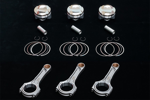 BCD PISTON + CONROD KIT G16E LOW-COMP STEP3