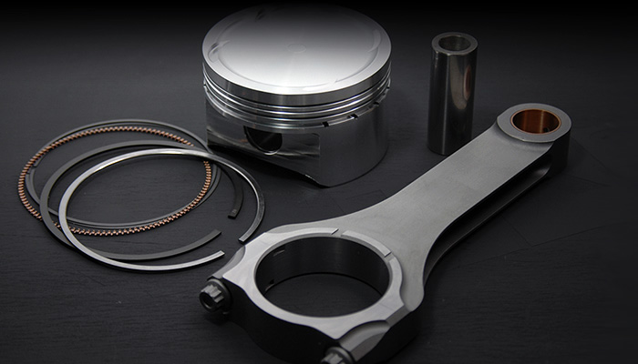 Forged Piston Kit + Connecting Rod Set Step 2