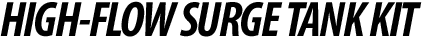 HIGH-FLOW SURGE TANK