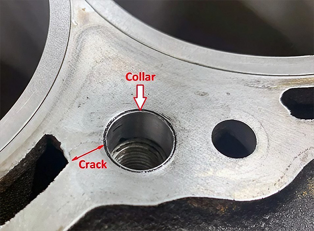 DECK CRACK REPAIR COLLAR