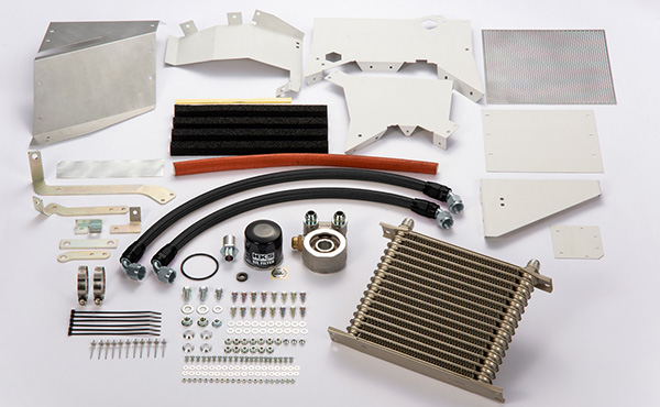 OIL COOLER KIT BLACK