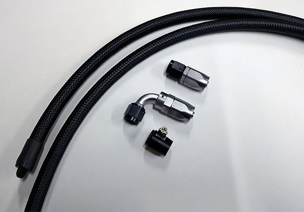 DIFFERENTIAL OIL COOLER KIT BLACK