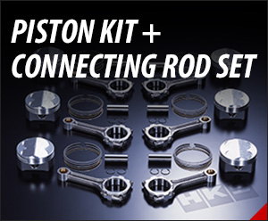 FORGED PISTON KIT + CONNECTING ROD SET