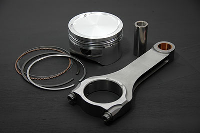 FORGED PISTON KIT + CONNECTING ROD SET