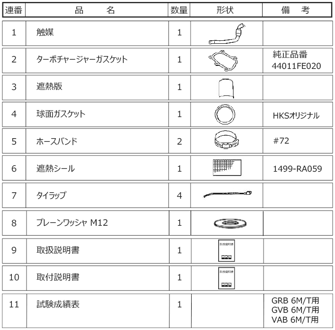 33005-AF004 車種別メタルキャタライザー インプレッサ GDB スポーツ触媒 STI HKS WRX