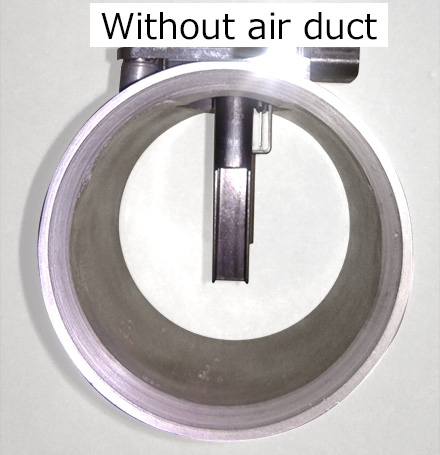 without air duct 