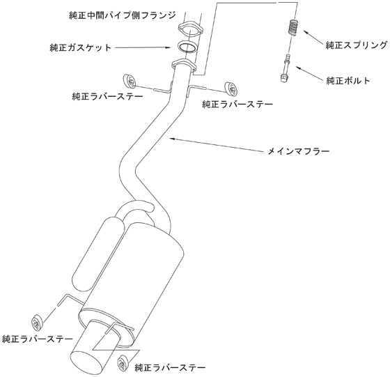 アルテッツァ HKS サイレントハイパワー マフラー