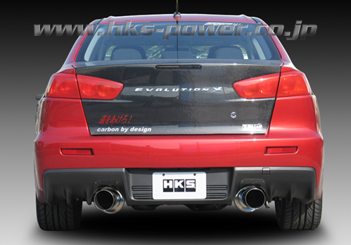 Evo X HKS Racing Muffler