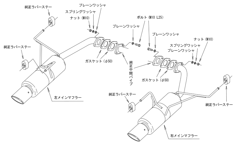 Hi Power SPEC L II：レヴォーグ