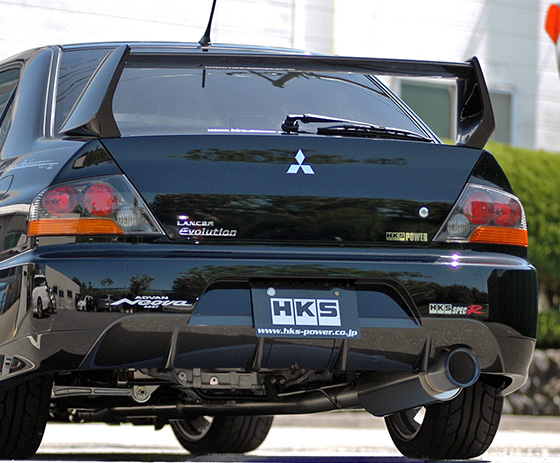 Evo 9 HKS HiPower Spec-R Exhaust 
