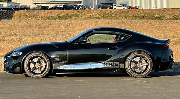 Honda with A90 GR Supra HKS Touring Lowered Springs