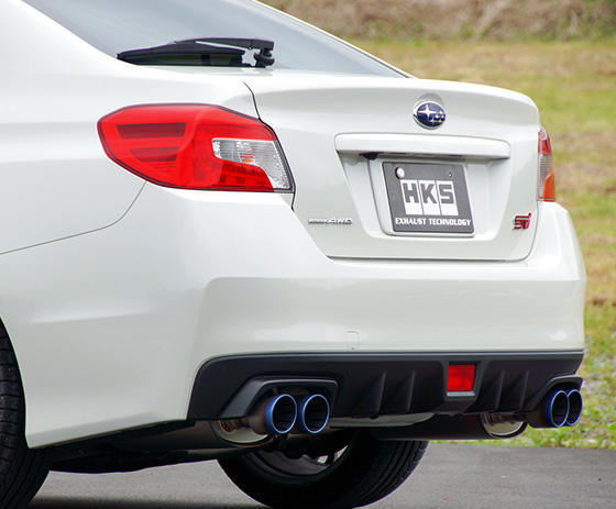 Super Turbo Muffler Ti：WRX STI