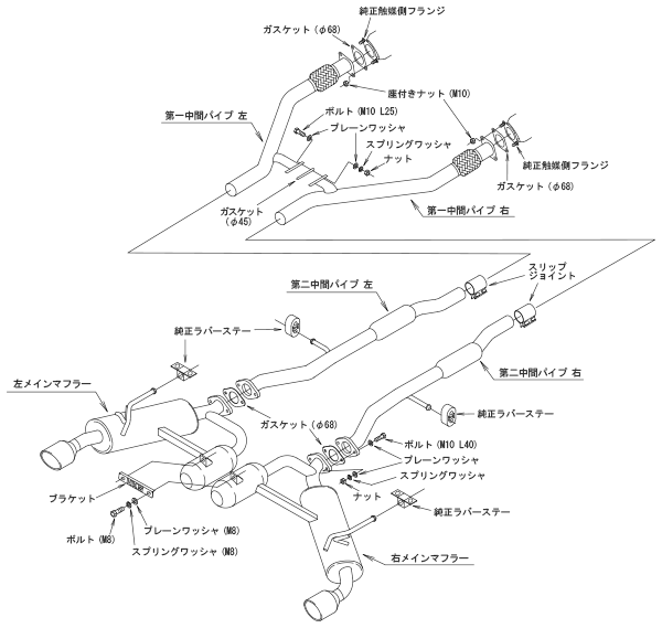 Super Turbo Muffler：スカイライン